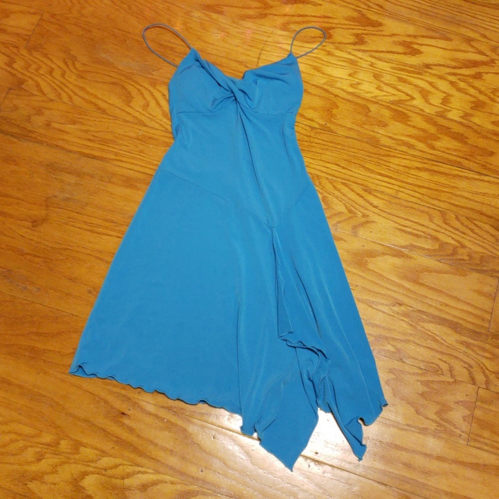 Juniors My Michelle size small blue dress
